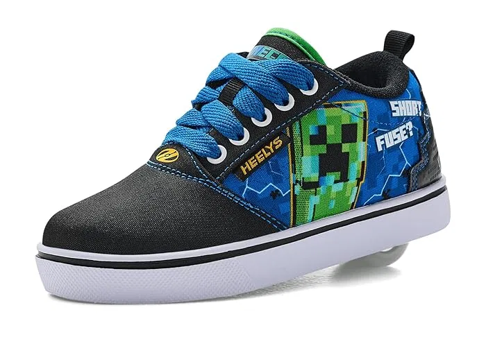 Кроссовки с колесиками Heelys Pro 20 Minecraft, Black/Blue/Green — фото 2