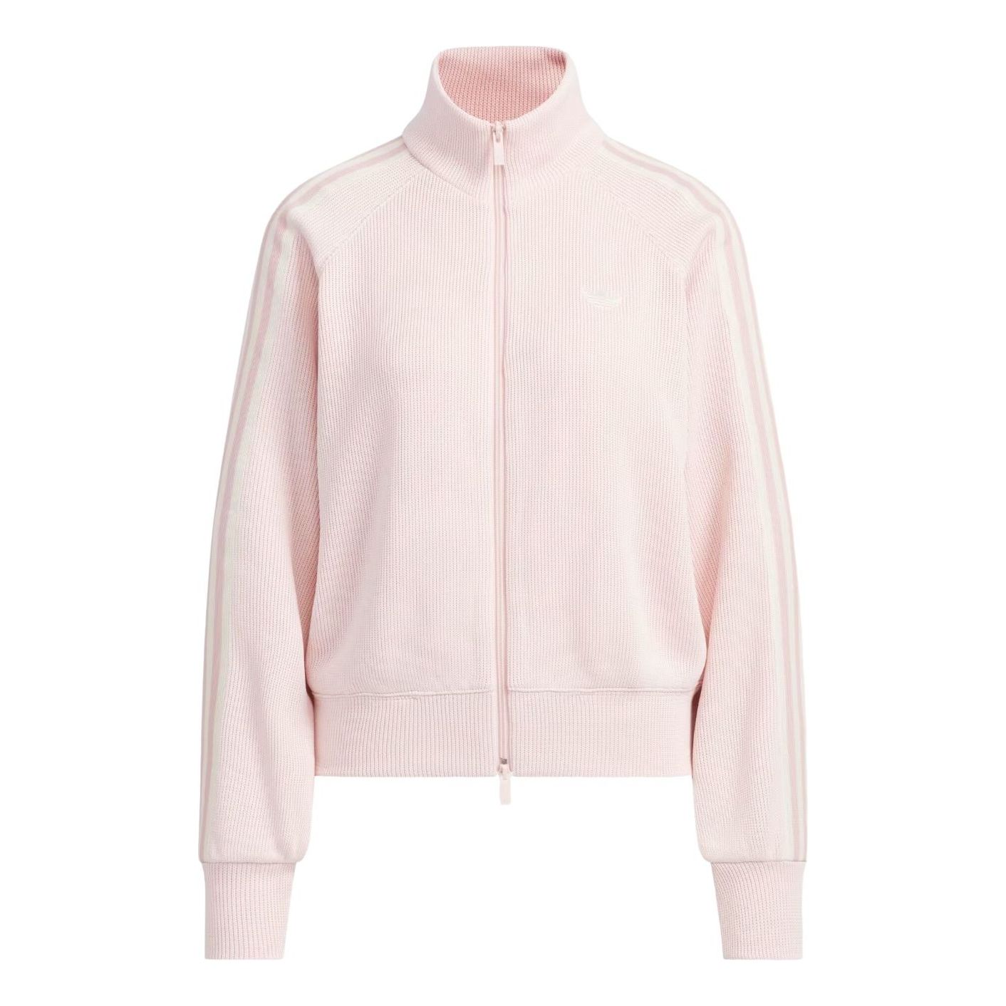 (WMNS) Вязаная спортивная футболка Adidas Knit Balloon Track Top 'Sandy Pink'