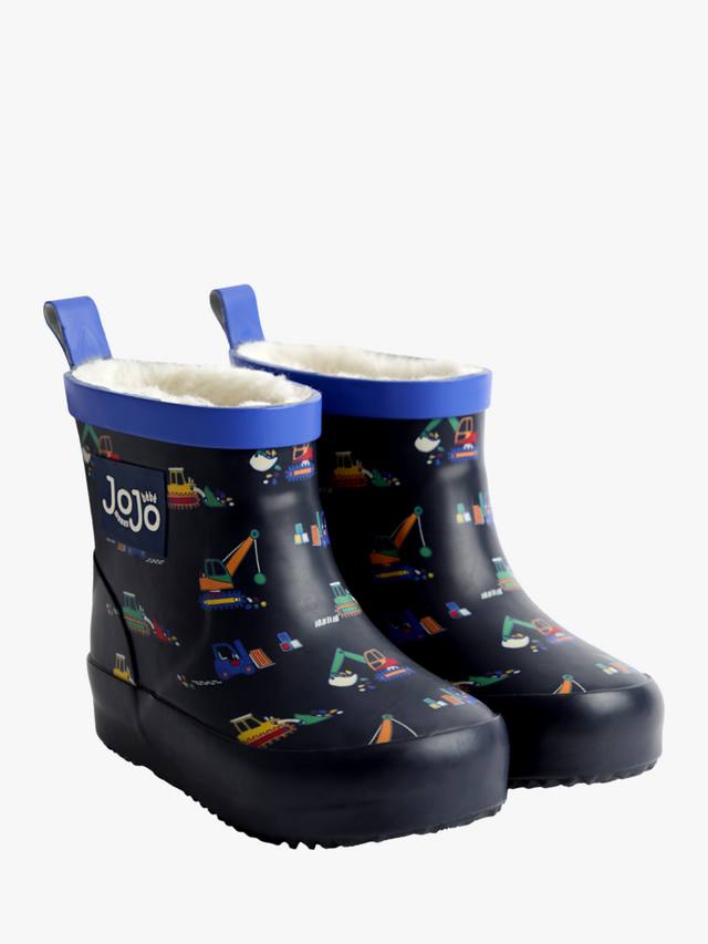 

Детские резиновые сапоги с трактором JoJo Maman Bébé, Navy