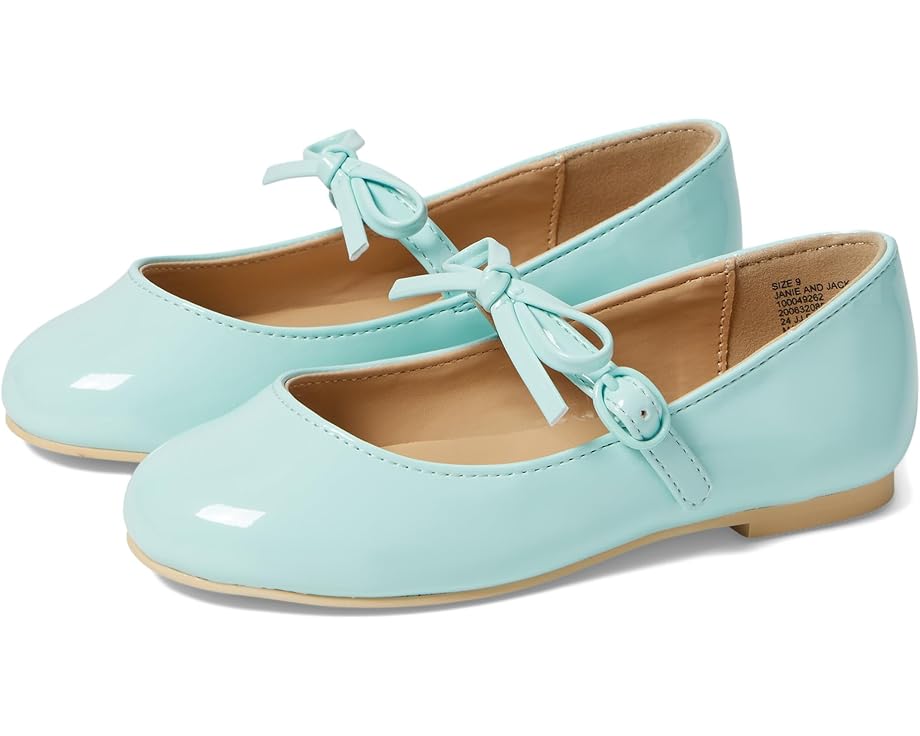 

Туфли на плоской подошве Janie and Jack Patent Bow Flat, разноцветный