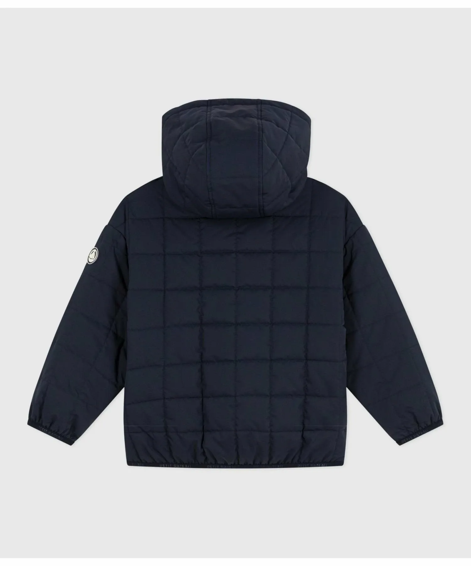 Стеганая куртка с капюшоном PETIT BATEAU, Navy — фото 3