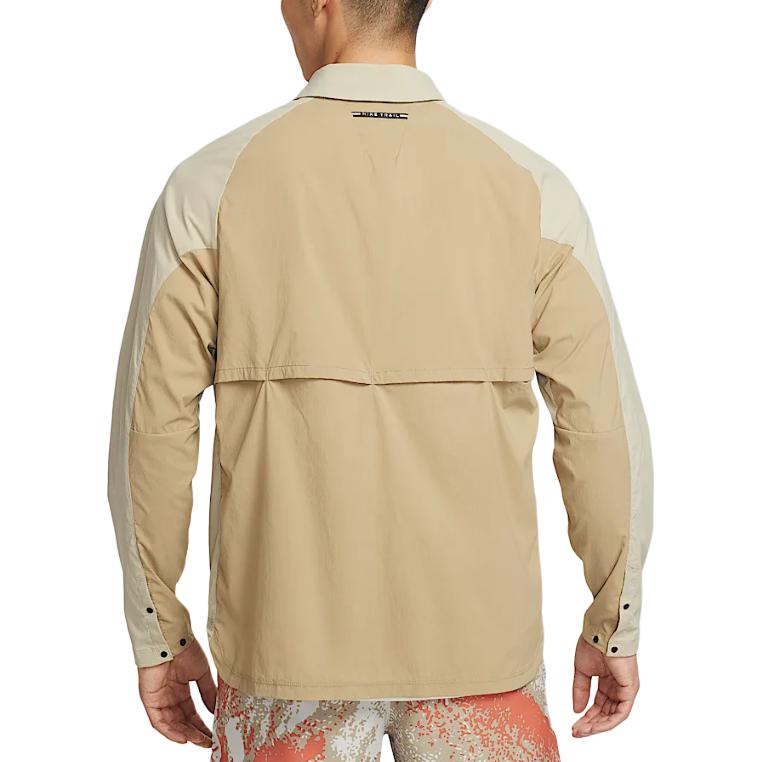 Nike Терморегулирующая куртка Dri FIT ADV мужская абрикосовый чай коричневый/пустынный хаки/черный, Apricot Tea Brown/Desert Khaki/Black — фото 4