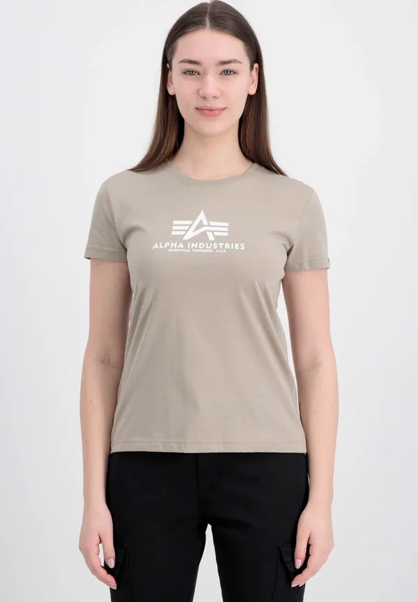 

Новая базовая футболка с принтом Alpha Industries, Vintage Sand, Бежевый, Новая базовая футболка с принтом Alpha Industries, Vintage Sand