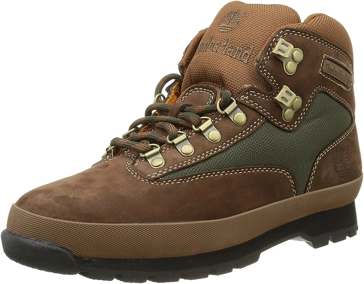 Мужские лоферы Timberland Euro Hiker F/L, зеленый/коричневый