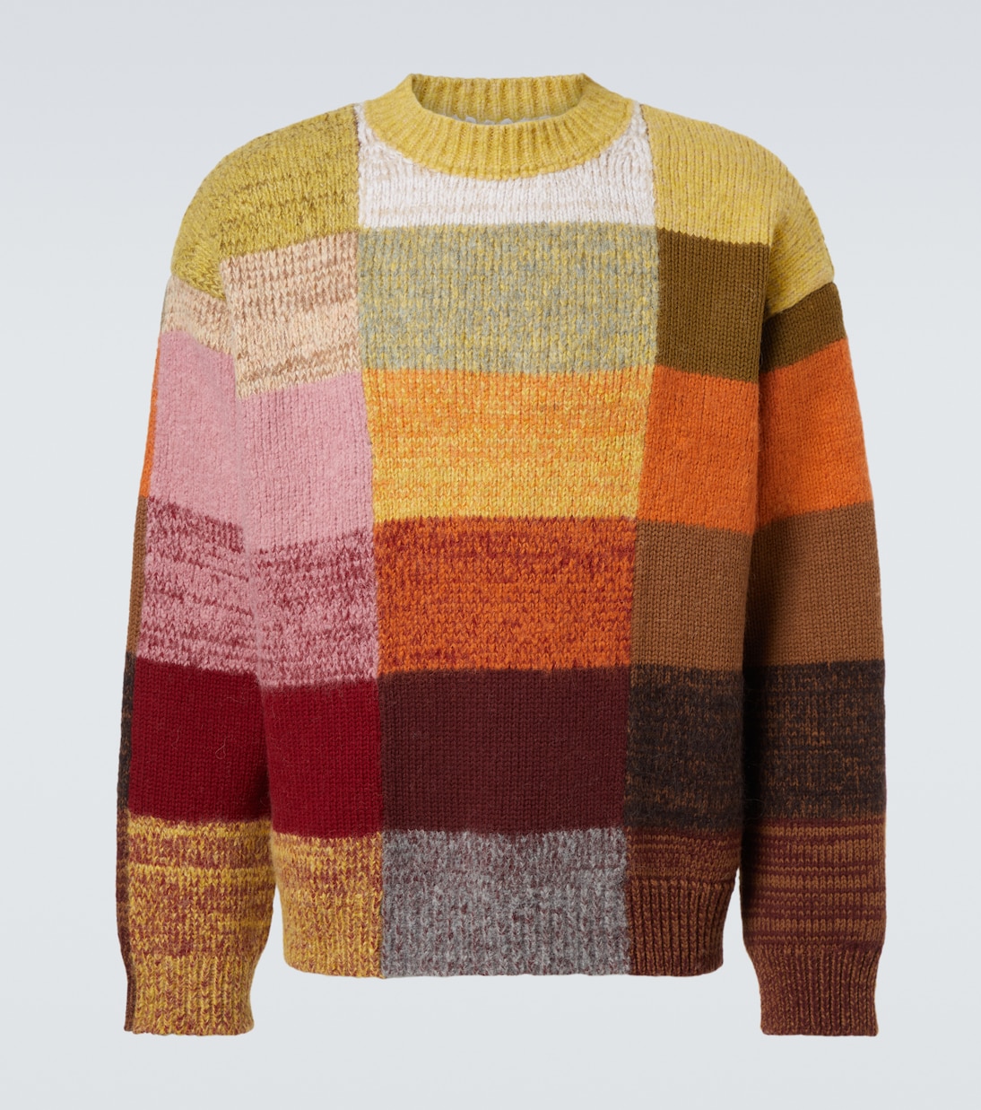 

Свитер из смесовой шерсти Dries Van Noten, Mustard