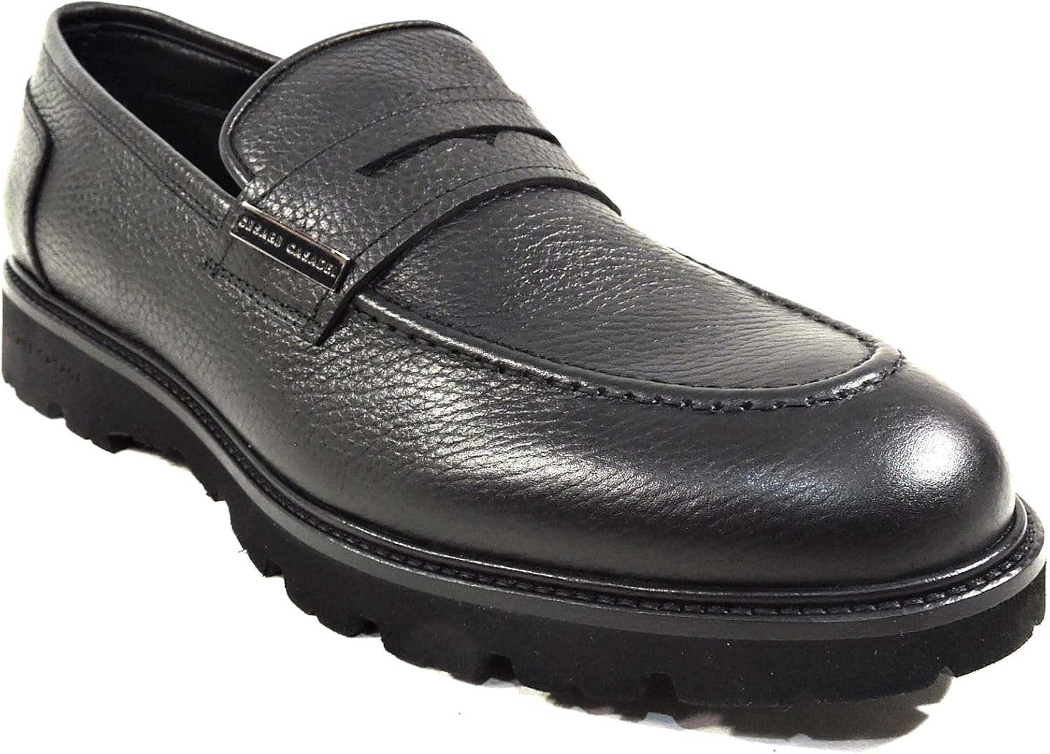 

Мужские мягкие кожаные лоферы CASADEI черного цвета, Bostoni