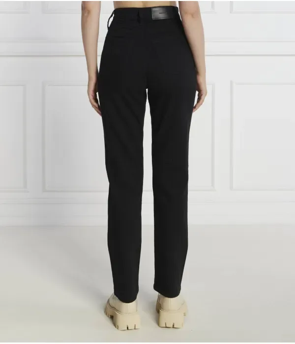 Джинсы straight fit Calvin Klein, черный — фото 4