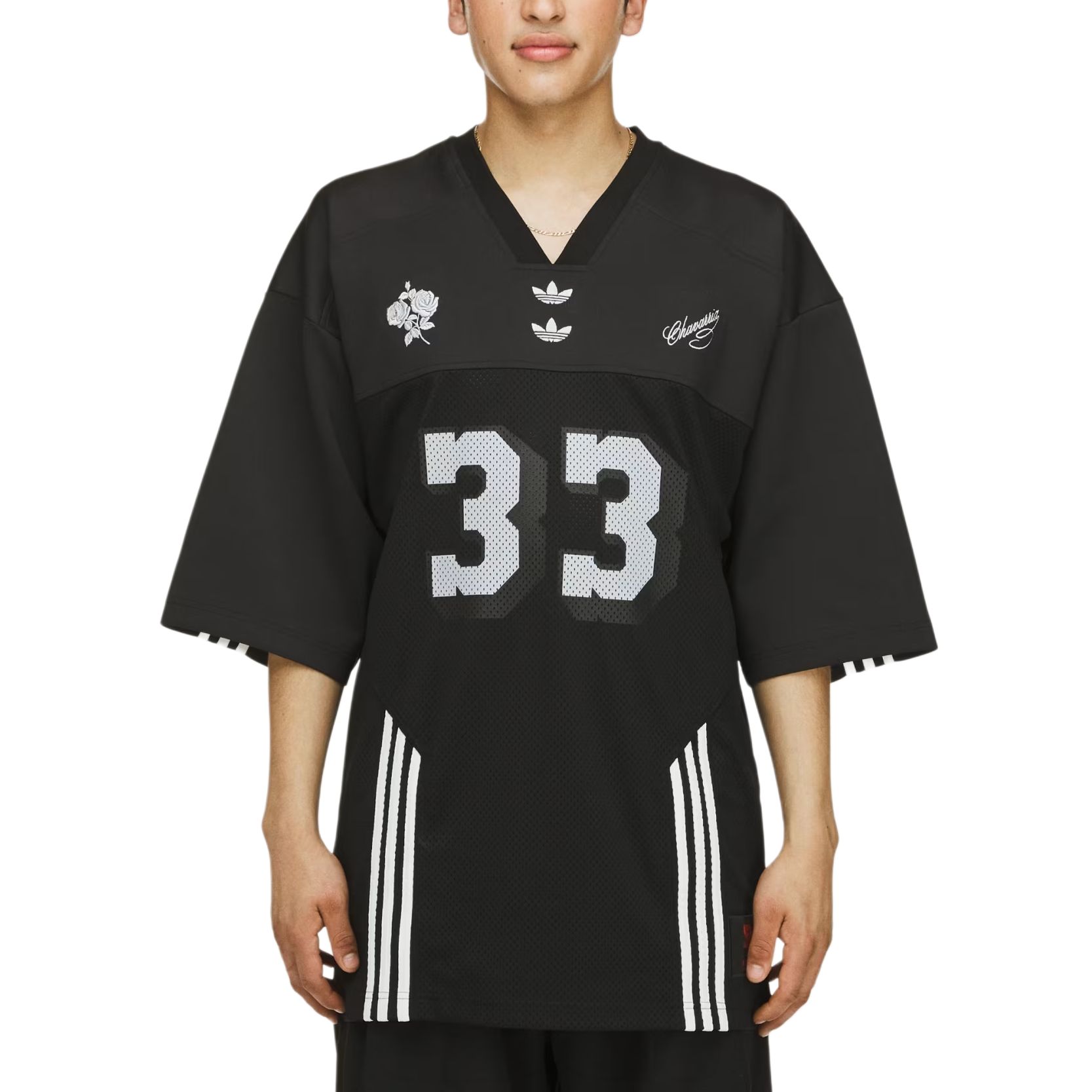 Футболка Adidas Originals X Willy Chavarria, черный — фото 3