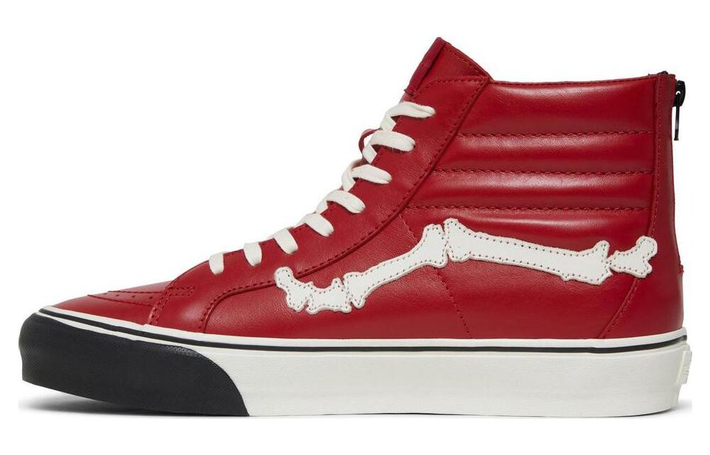 Кроссовки Vans Sk8-Hi Reissue Zip Blends Bones Chili Pepper