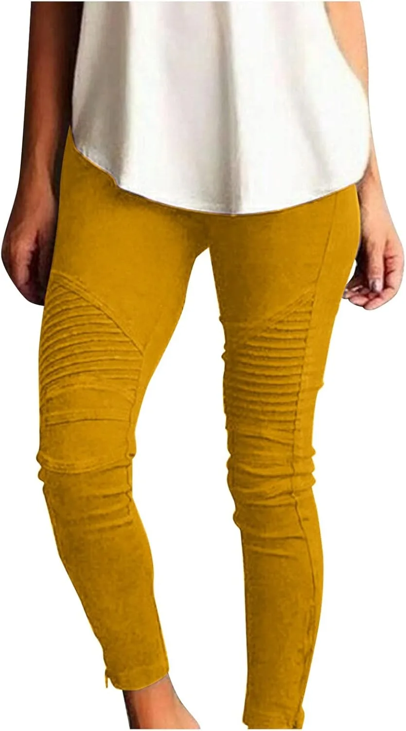 

GOKKILRW женские скинни джеггинсы с карманами, высокие, стрейч