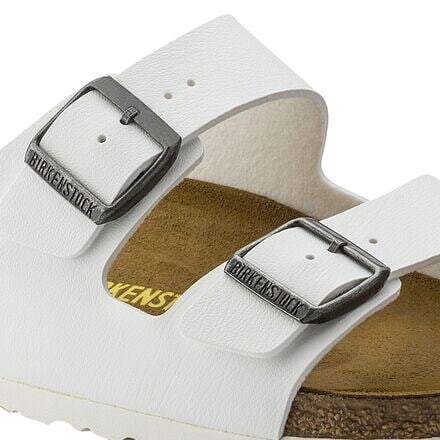 Сандалии Arizona женские Birkenstock, цвет White Birko-flor — фото 2