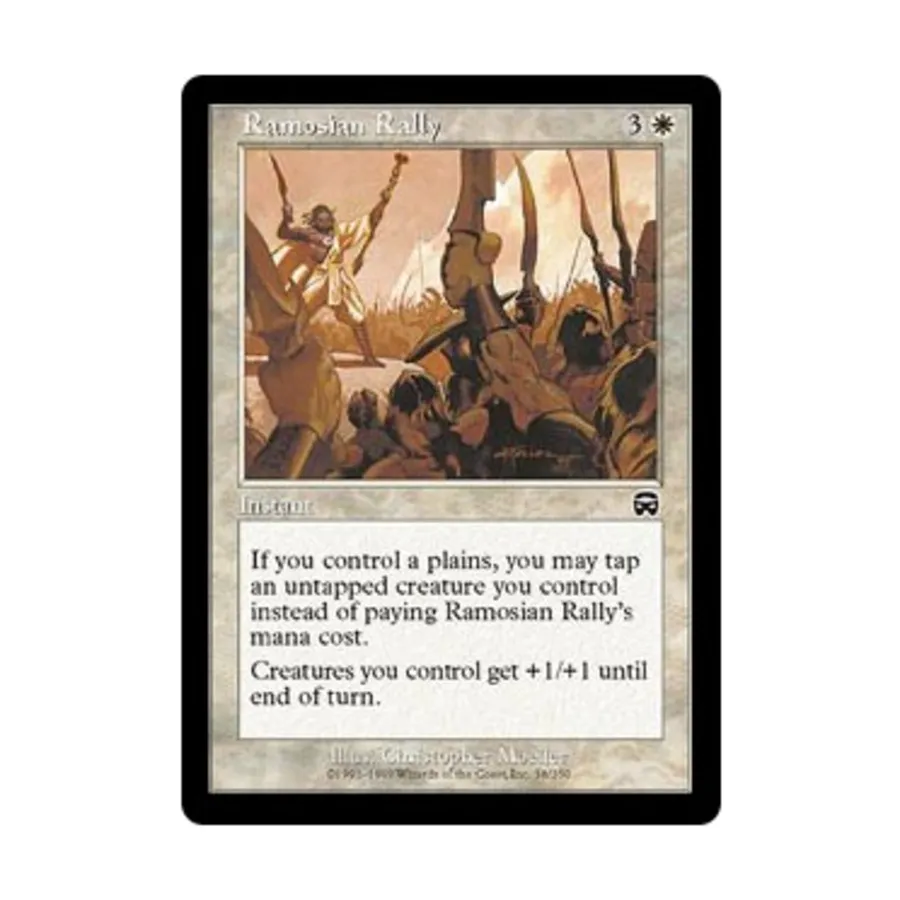 

CCG Рамосианское ралли (К), MTG - Mercadian Masques