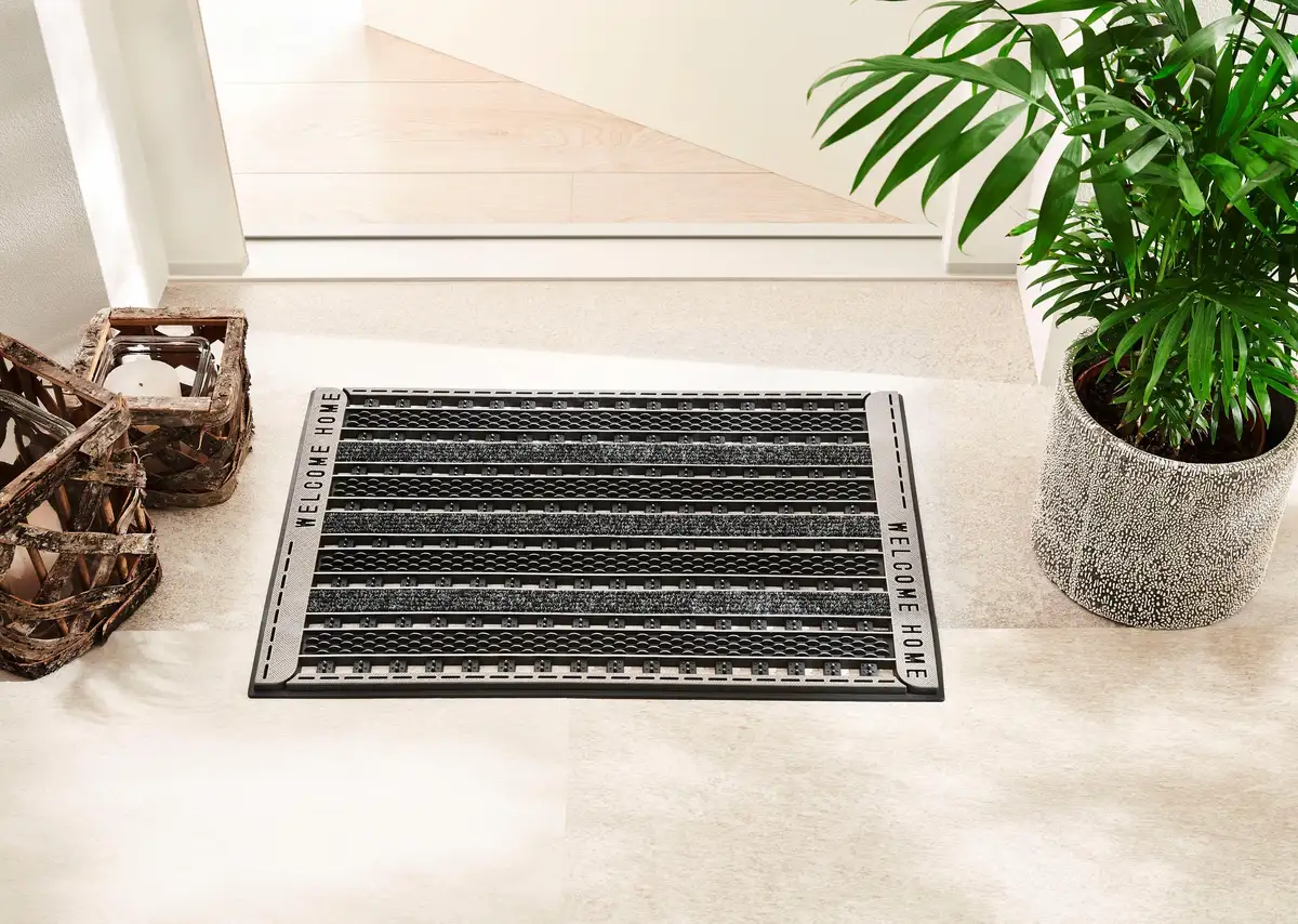 

Home2Fashion Коврик "GC Clean Griddie", прямоугольный, грязеулавливающий коврик, прочный, подходит для использования внутри и снаружи помещений 39х59 см, цвет anthrazit