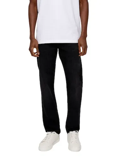 

S.Oliver Удобные джинсы с прямыми штанинами, черный