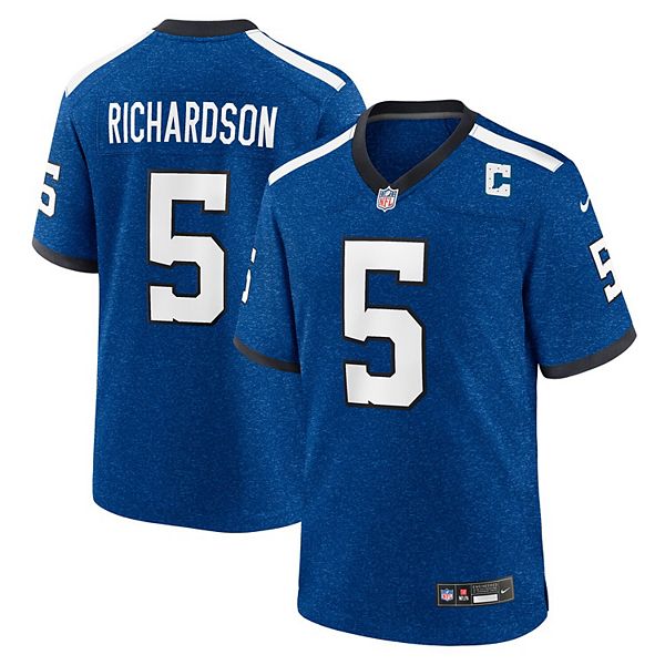 

Мужская футболка anthony richardson royal indianapolis colts indiana nights alternate game Nike