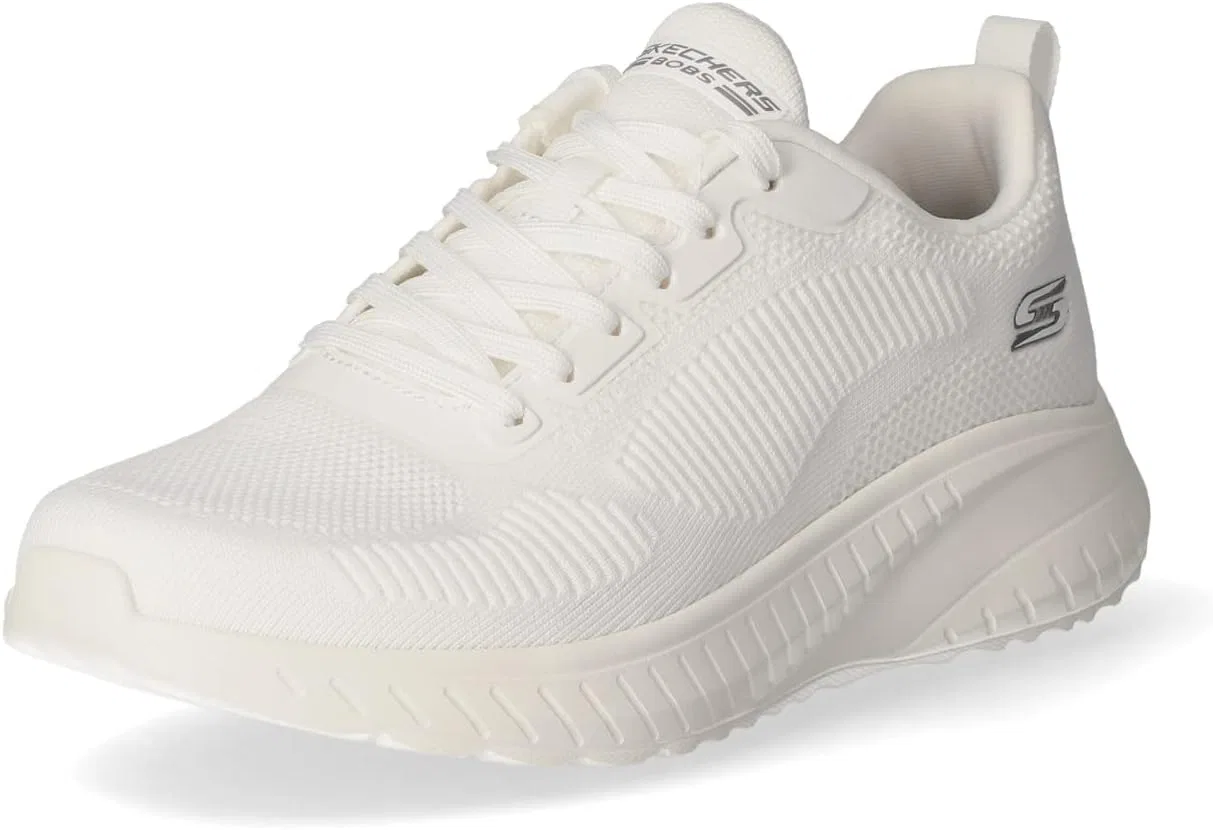 Мужские беговые кроссовки Skechers Max Cushioning Premier Vantage 2.0, Off White Engineered Knit — фото 3