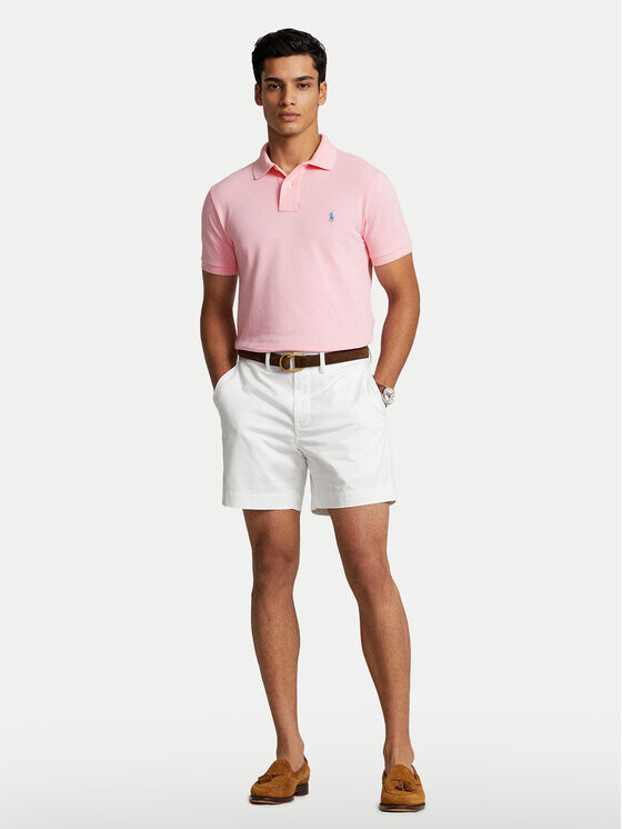 Рубашка поло узкого кроя по индивидуальному заказу Polo Ralph Lauren, розовый — фото 2