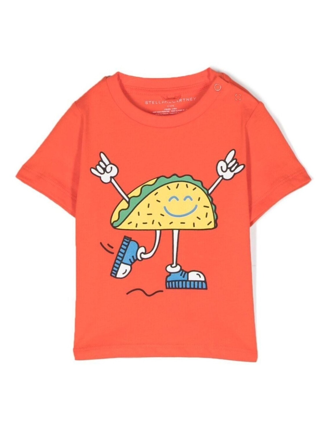 

Stella McCartney Kids футболка с графичным принтом, красный