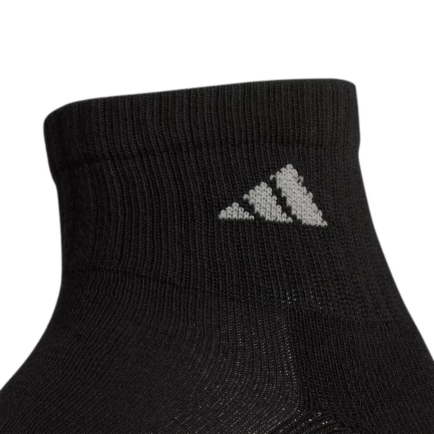 Комплект из 6 длинных носков Big & Tall с мягкой подкладкой adidas, черный — фото 2