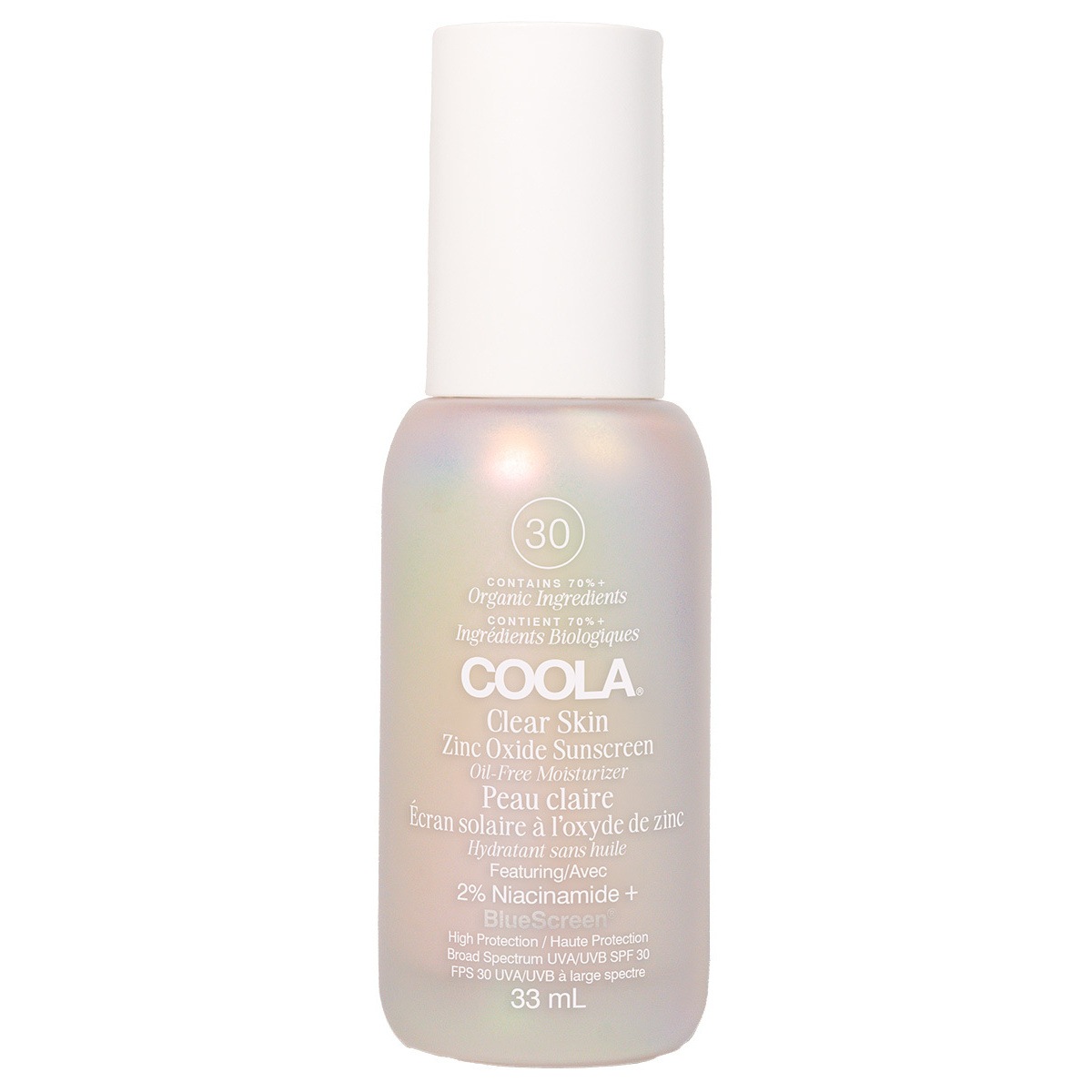 

Солнцезащитный крем clear skin mineral sunscreen spf30 Coola, объем 33 мл