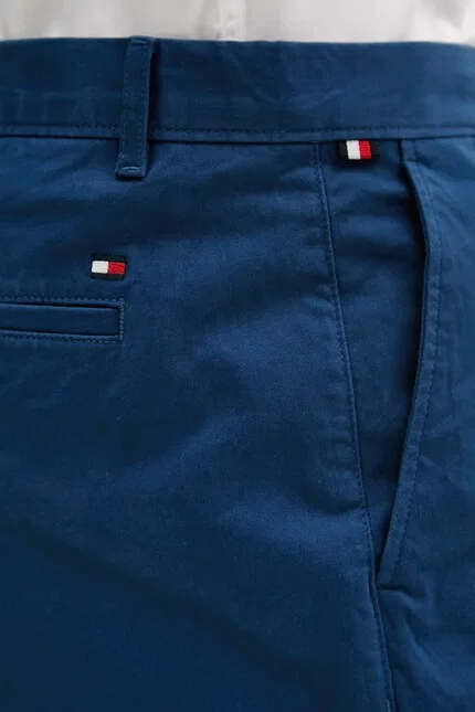 Штаны из хлопка Tommy Hilfiger, синий — фото 4