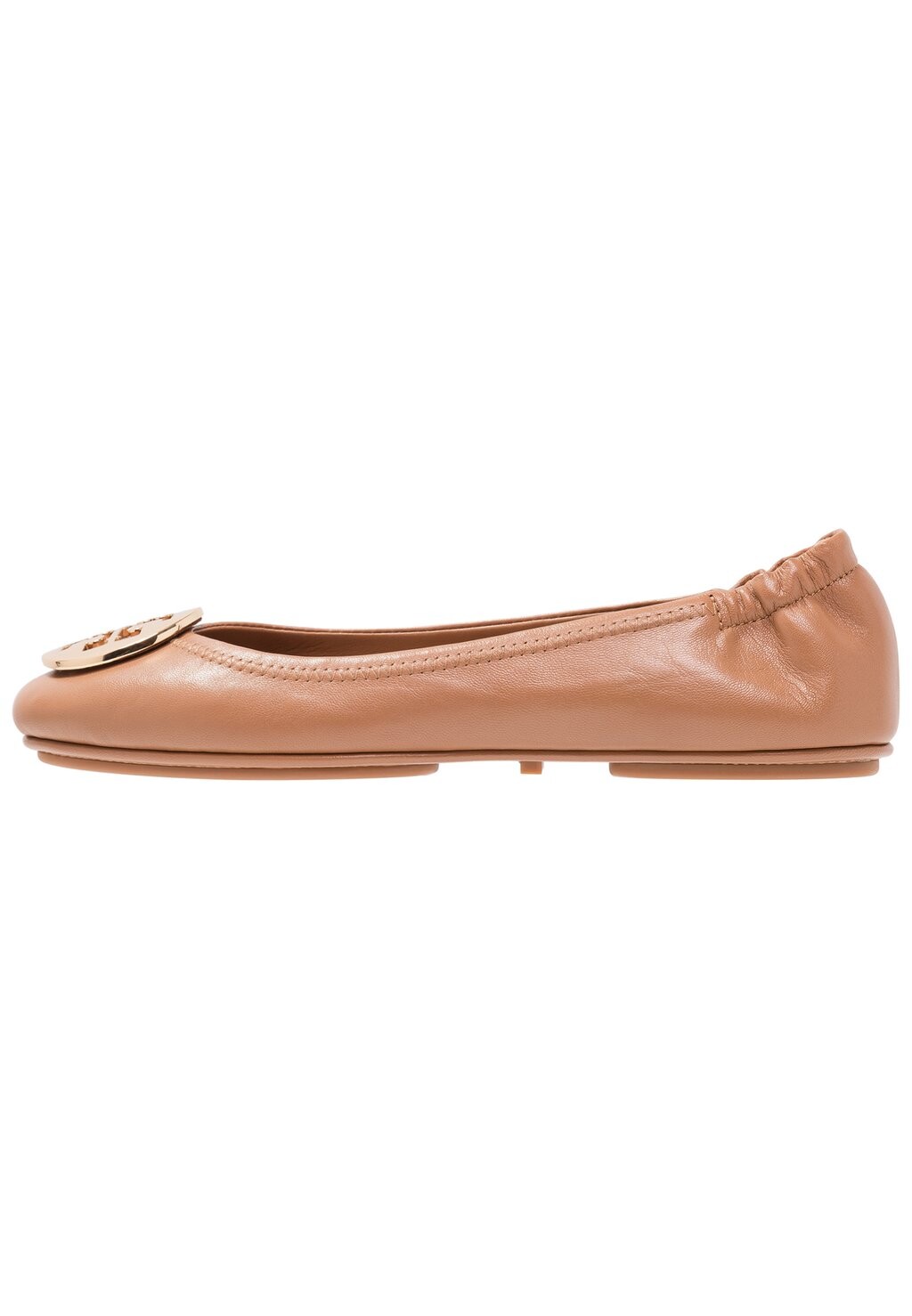 

Балетки MINNIE TRAVEL BALLET Tory Burch, королевский коричневый/золотой