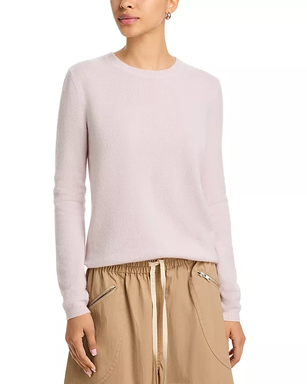 

Футболка с круглым вырезом из кашемирового шелка Co, фиолетовый