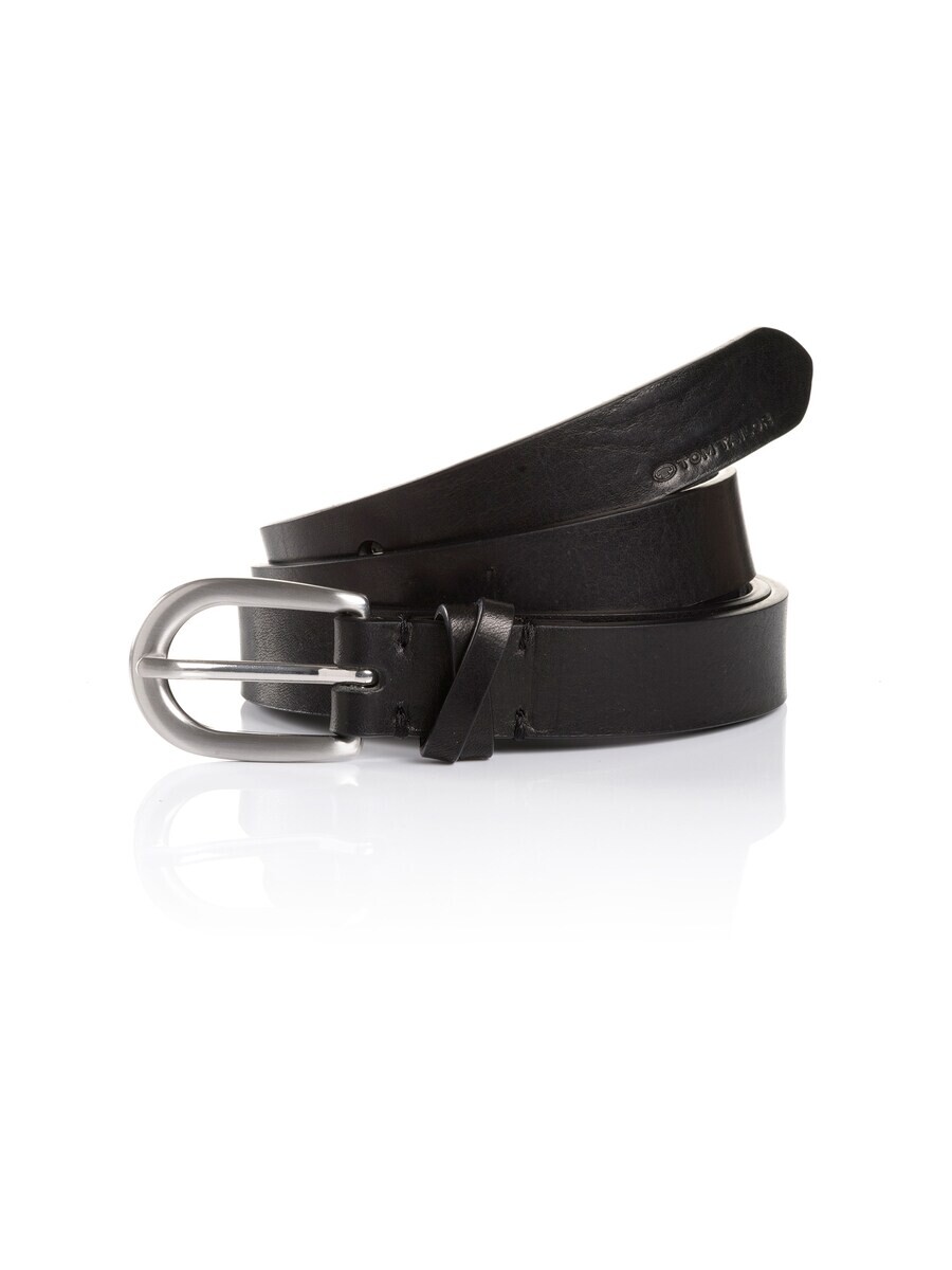 

Кожаный ремень TOM TAILOR Belt NELLY, черный