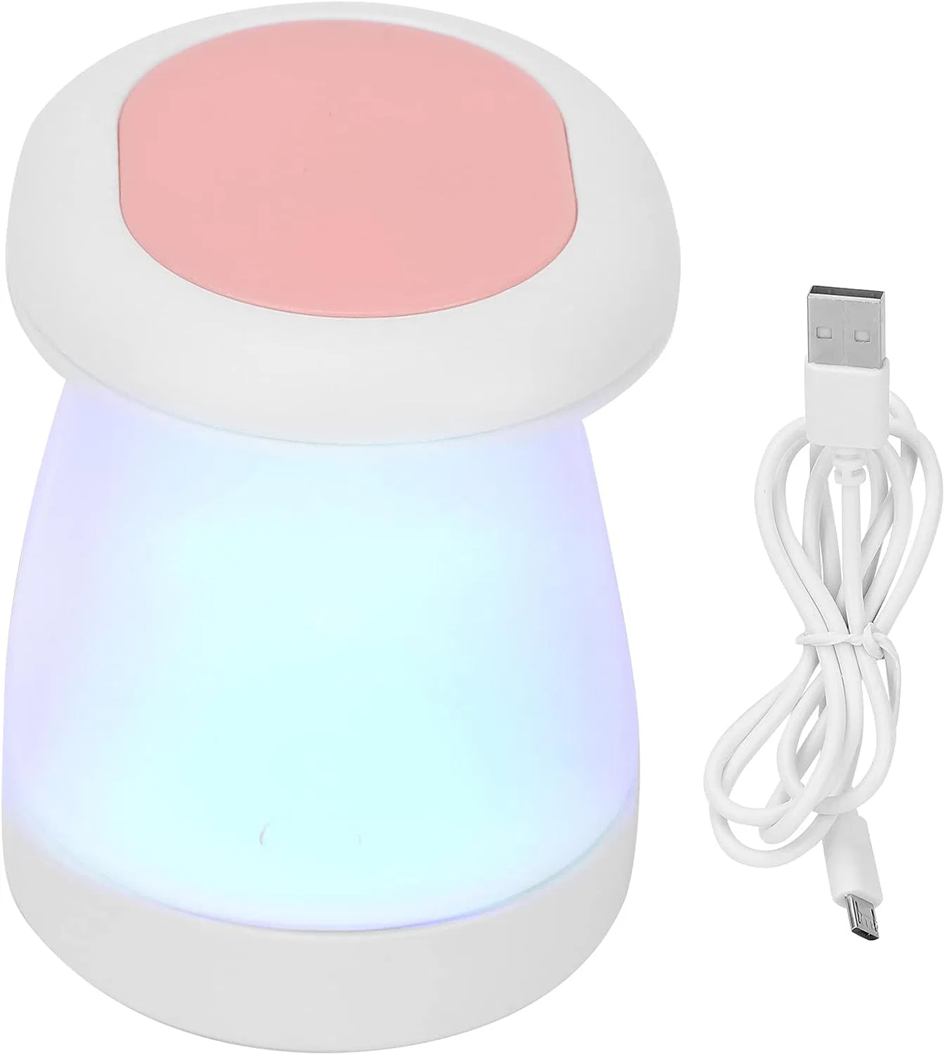 Мини УФ LED лампа для ногтей, 16 Вт, розовая Pongnas