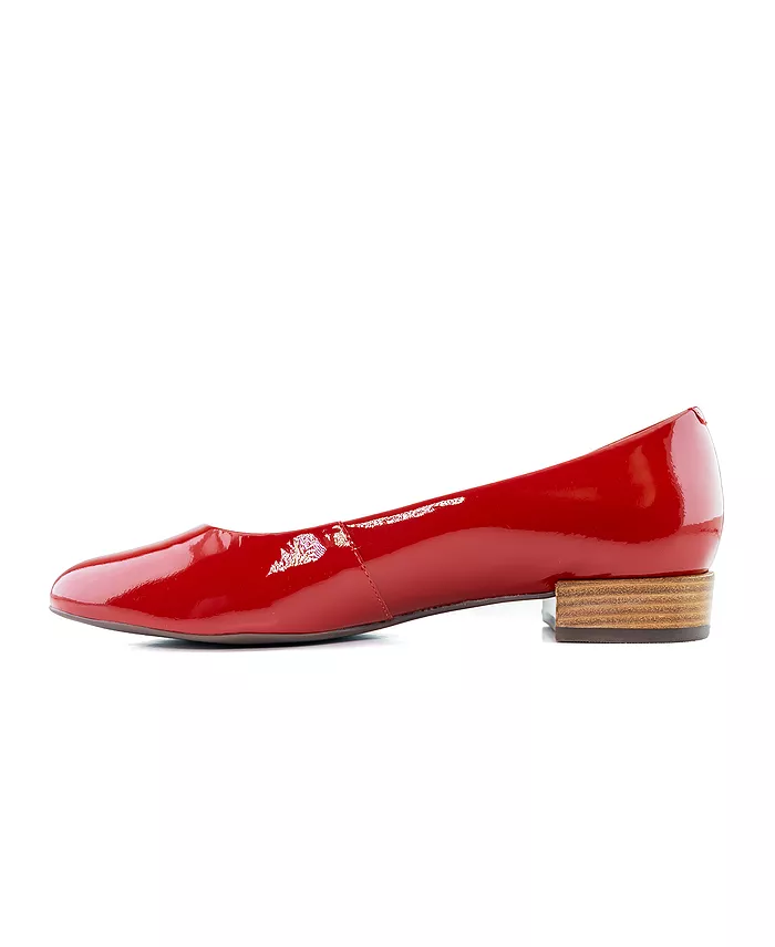 Женские балетки Madison Slip on Comfort Flat Marc Joseph New York, красный — фото 3