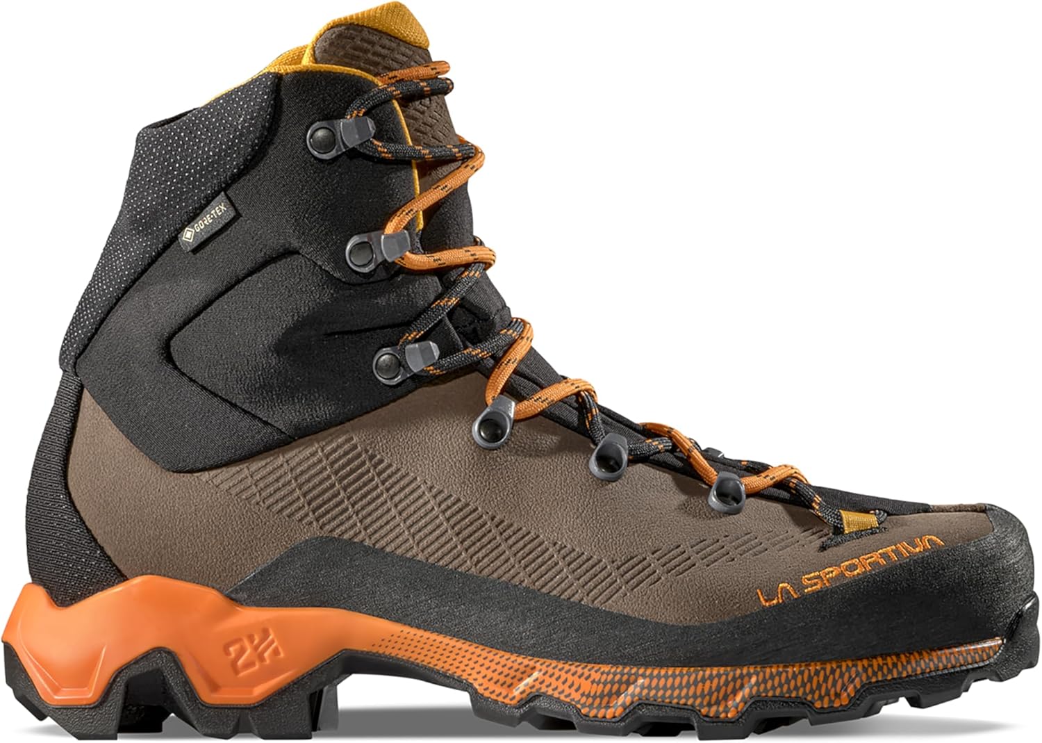 Мужские водонепроницаемые походные ботинки La Sportiva Aequilibrium Trek GTX, шоколадный — фото 2