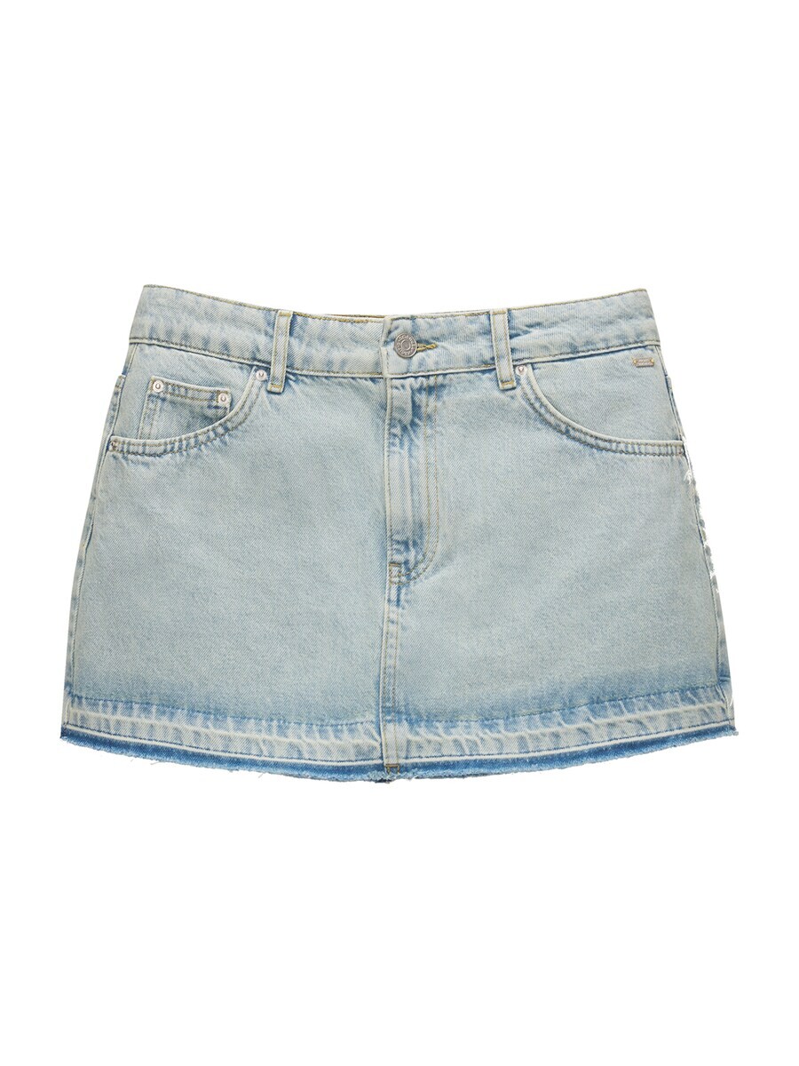 

Юбка мини Pull&Bear Skirt, светло-синий