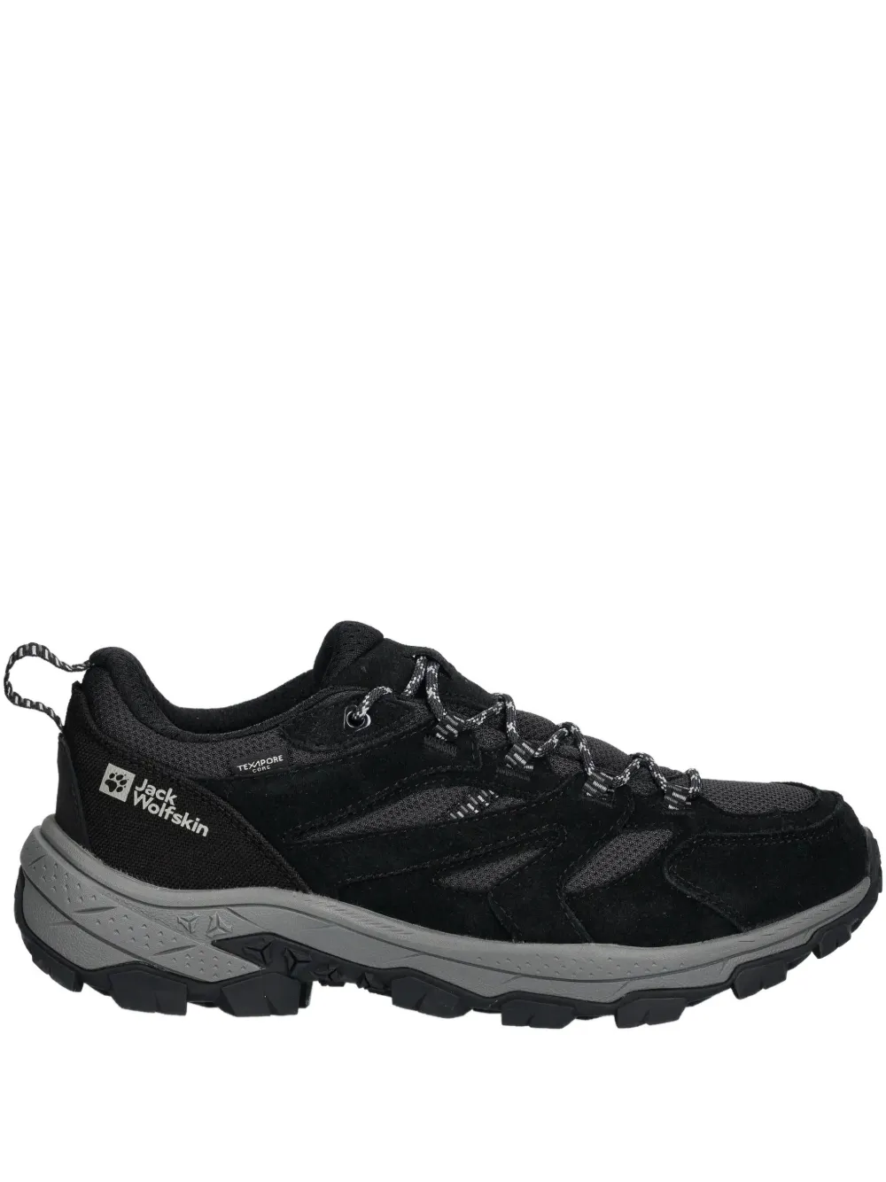 

Кроссовки Vojo Tour Texapore Low на шнуровке Jack Wolfskin, черный