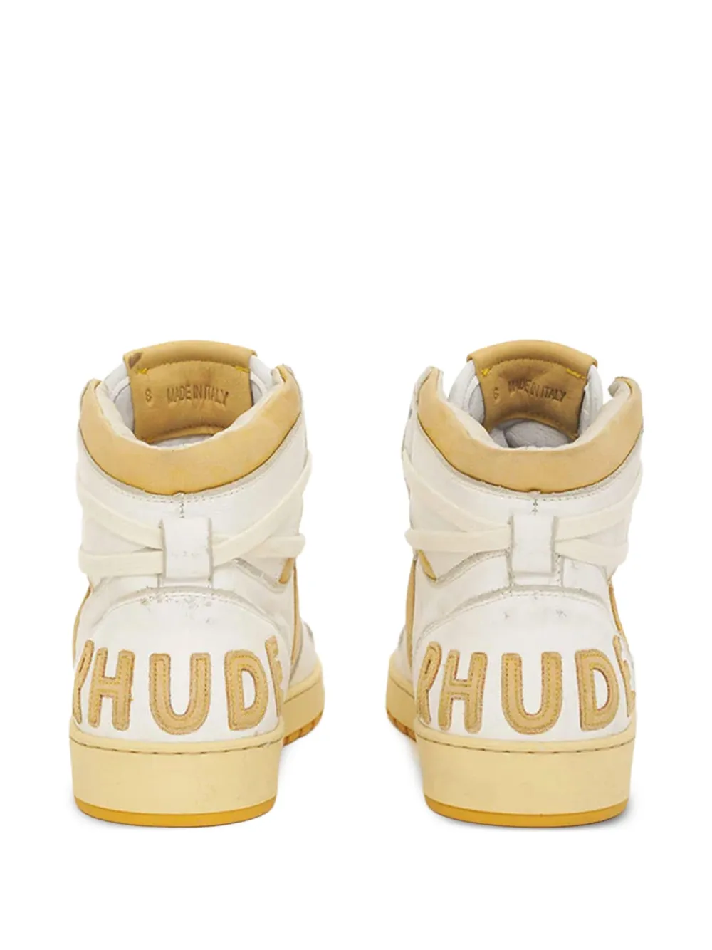 Высокие кеды Rhecess HI RHUDE, белый — фото 4