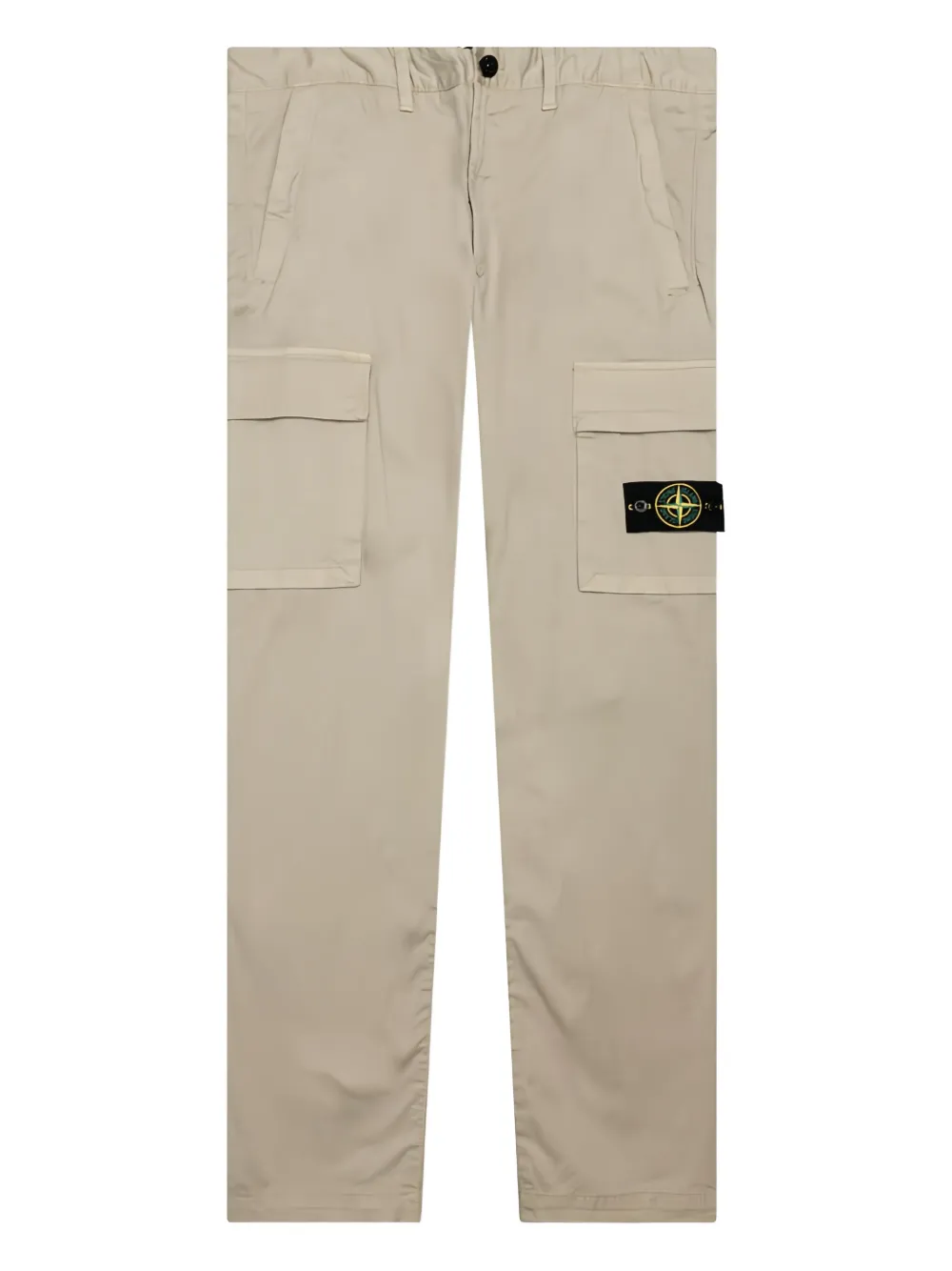 

Габардиновые брюки с карманами-карго Stone Island, нейтральный