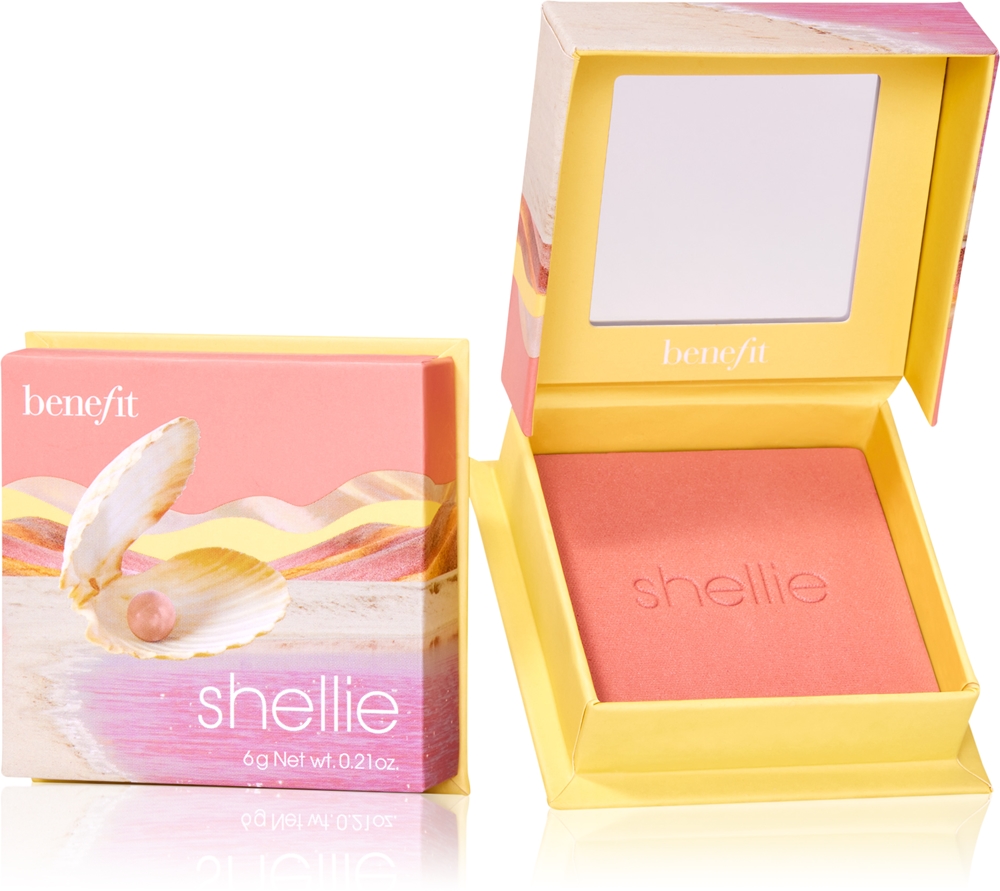 

Пудровые румяна Shellie Wanderful World Benefit, atspalvis warm-seashell pink 6 гр