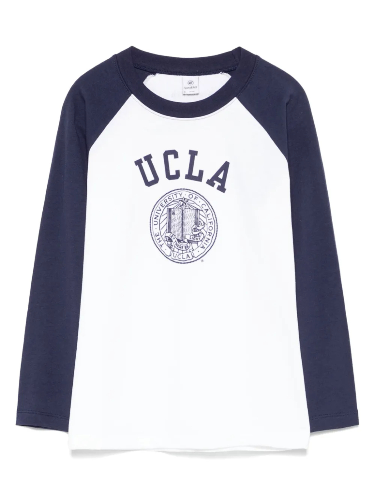 

Спортивная и богатая футболка UCLA Sporty & Rich, белый