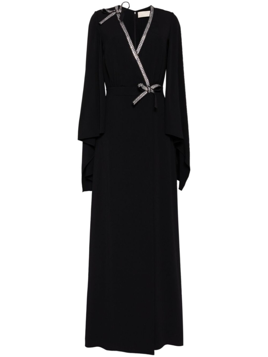 

Платье из кади Elie Saab, черный
