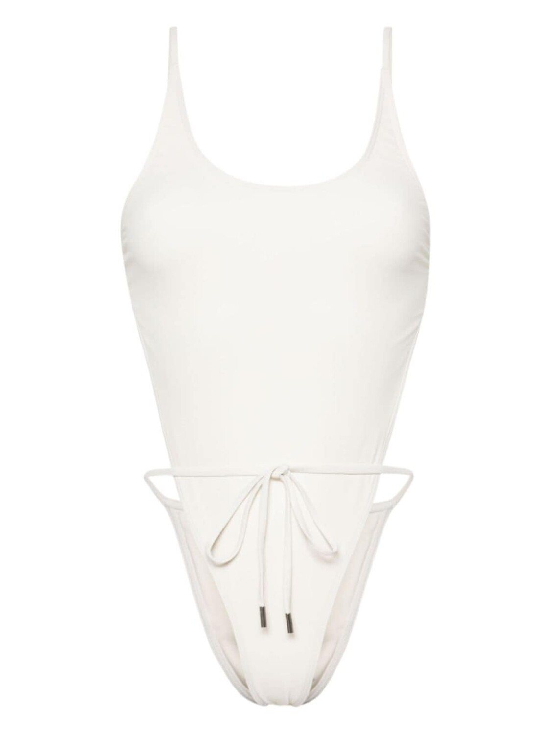 

Saint Laurent купальник с завязками, нейтральный цвет