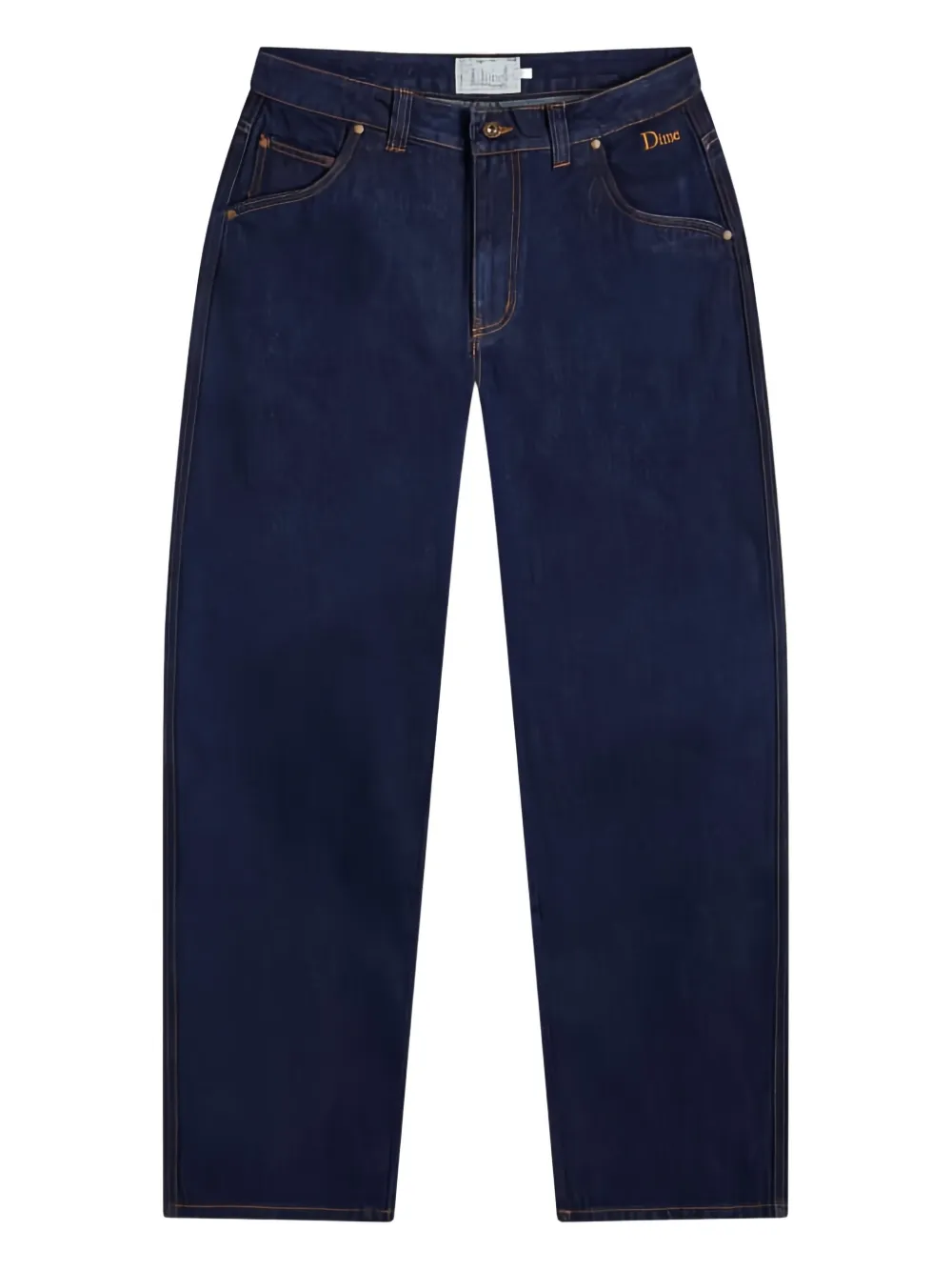 

Бэгги джинсы из денима dime, синий