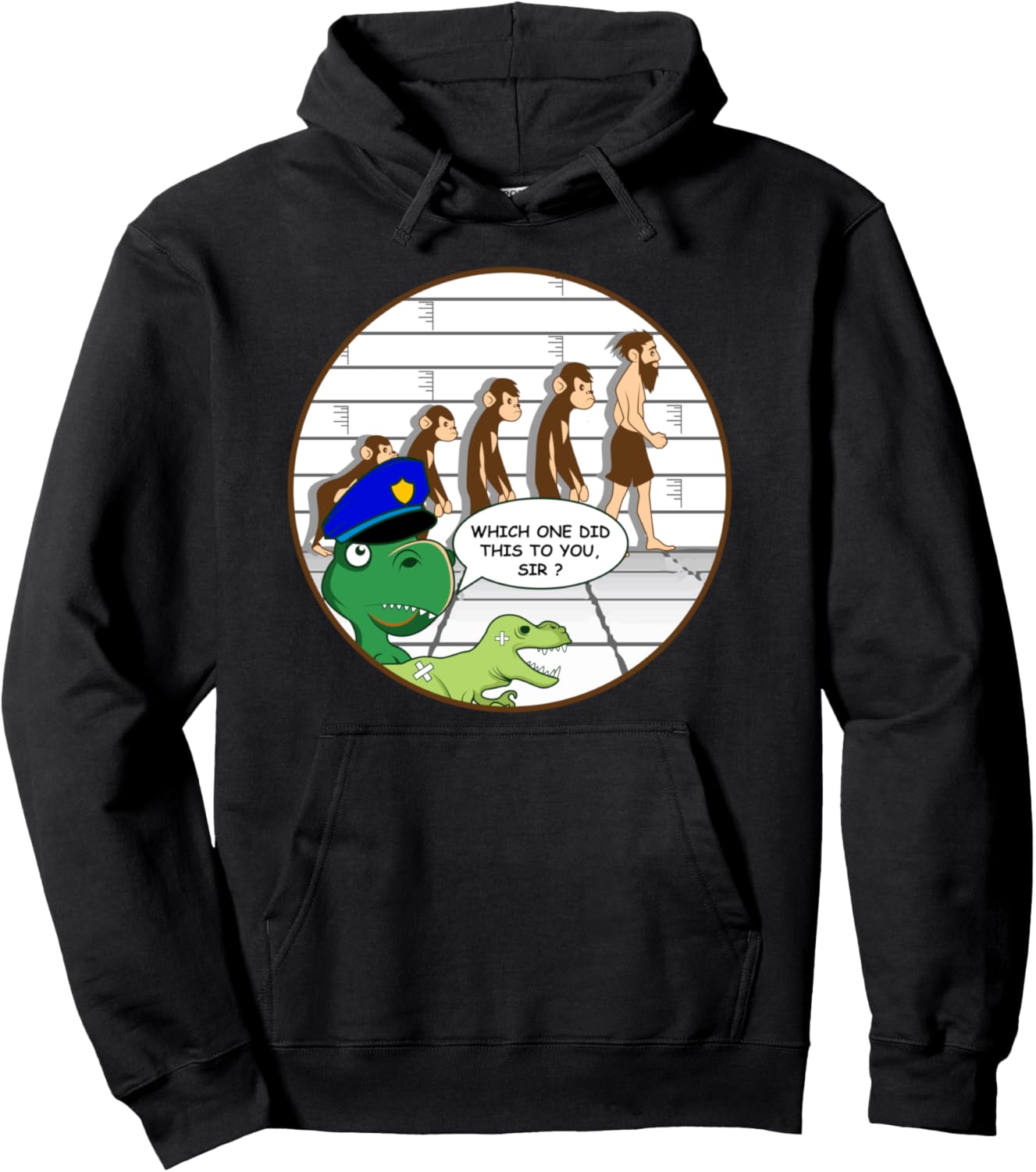 

Худи с изображением динозавра, человека, Джокера и комика Dinoman Memes, Puns, And Humor, черный