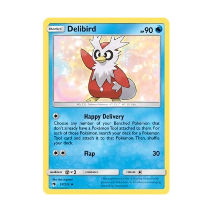 

CCG Делибёрд (U) #57, Pokemon - SM - Lost Thunder - Singles