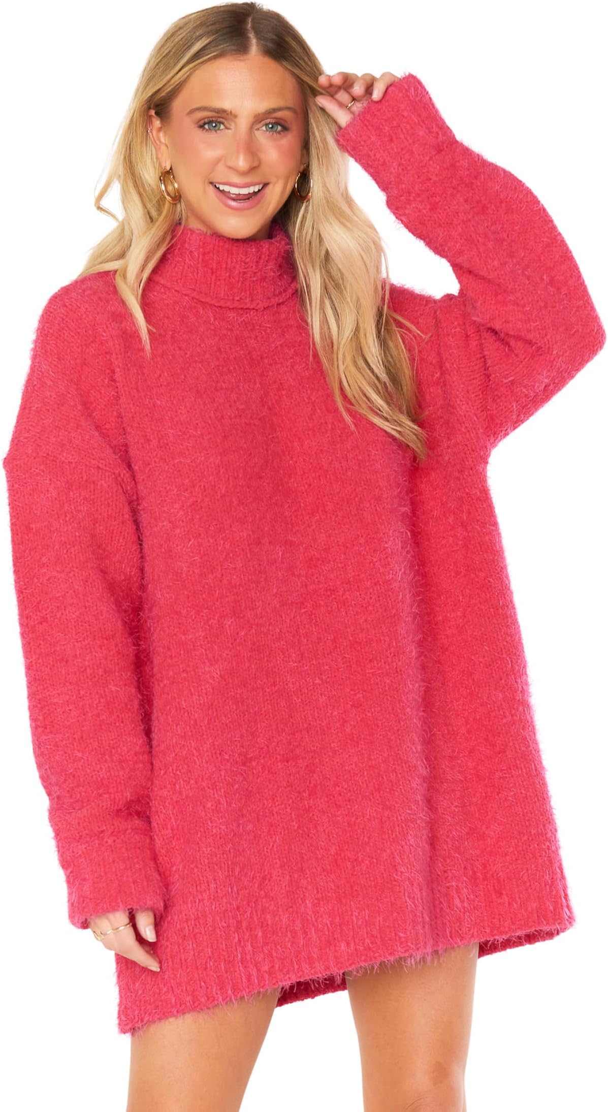 

Свитер Show Me Your Mumu Timmy Tunic Sweater, цвет Pink Rose Knit