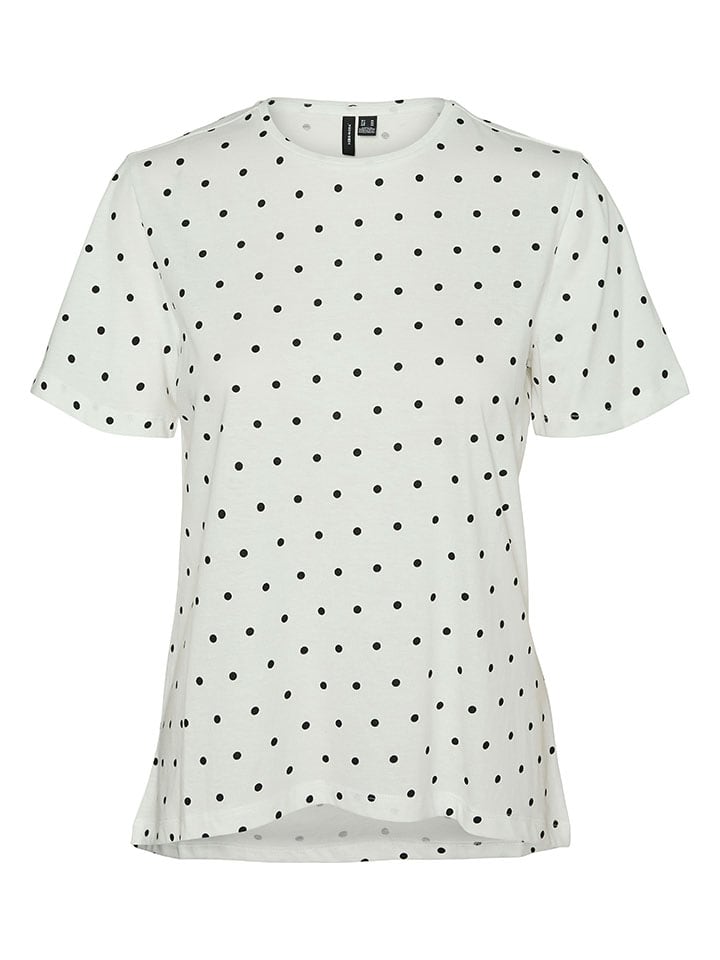

Футболка Vero Moda, белый/черный