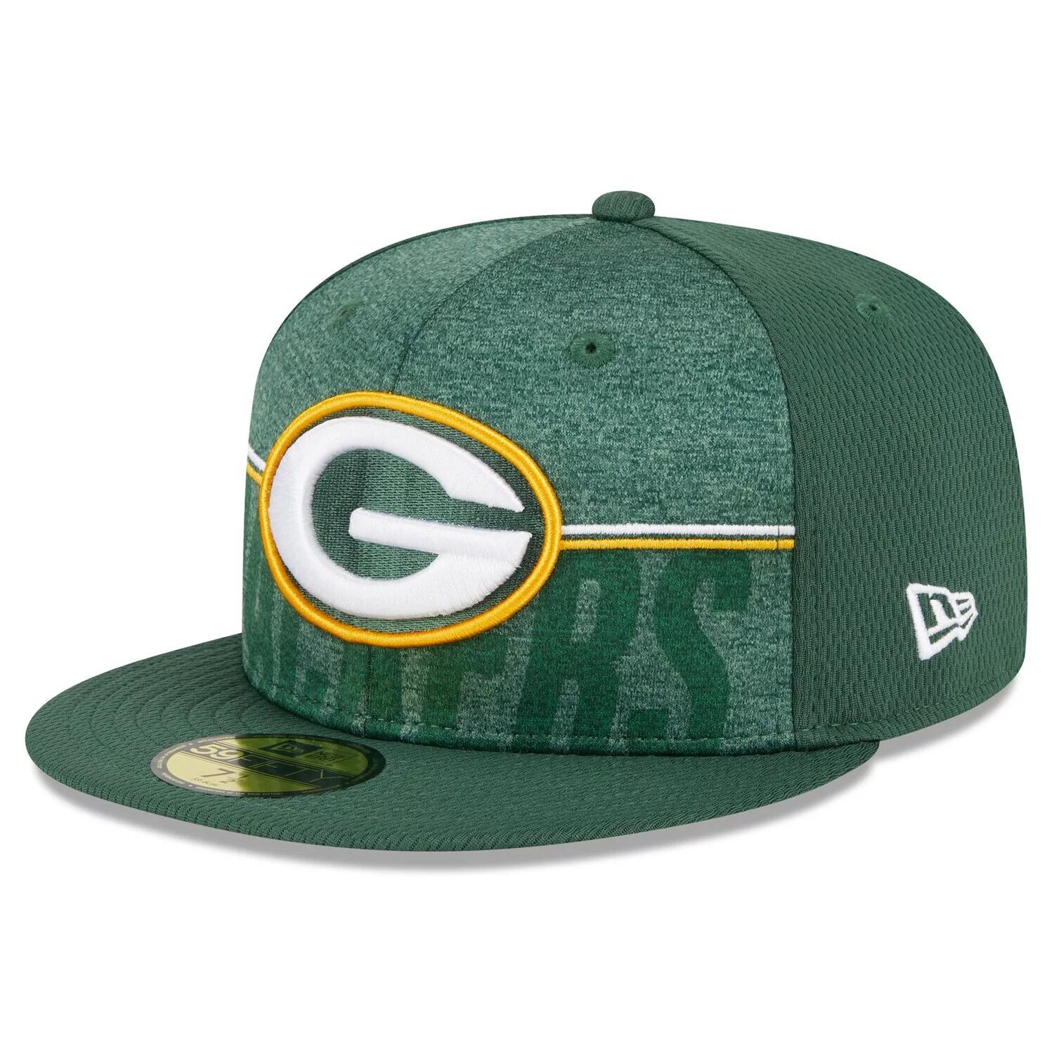 

Мужская облегающая кепка New Era Green Green Bay Packers 2023 NFL Training Camp 59FIFTY