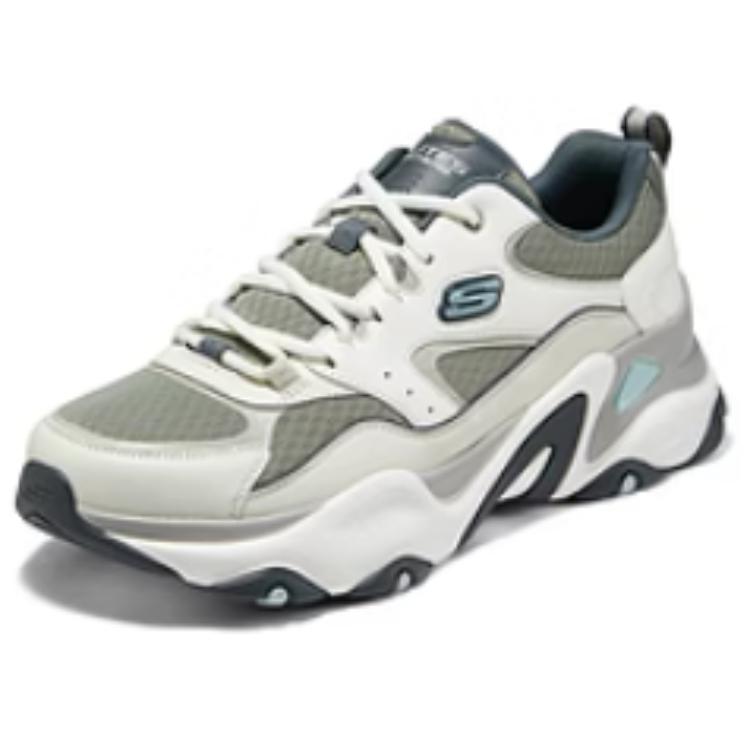 DLITES Low Top Массивные Кроссовки Мужские Серо-Зеленые Skechers — фото 3