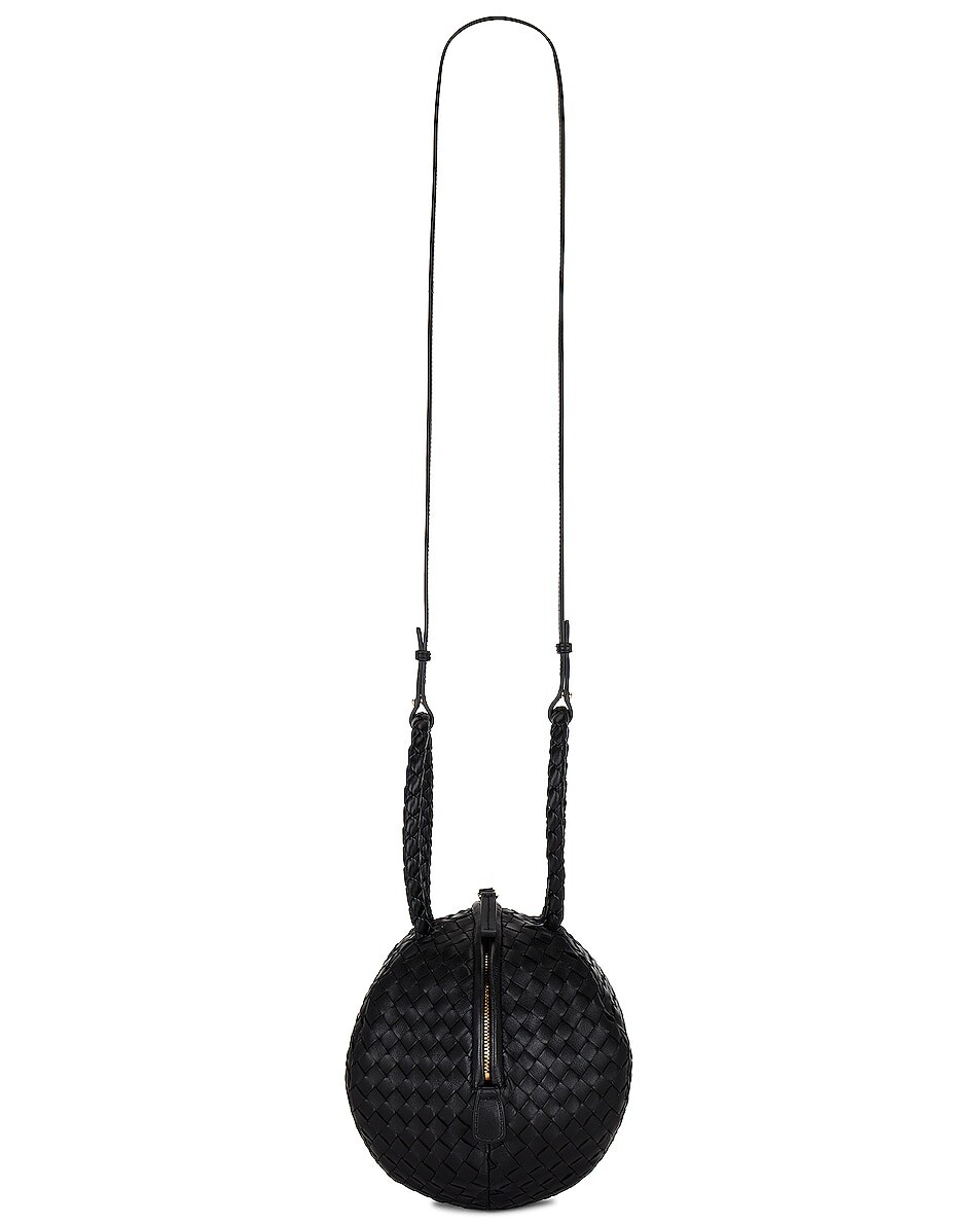 

Сумка Mava с верхней ручкой Bottega Veneta, цвет Black & Muse Brass