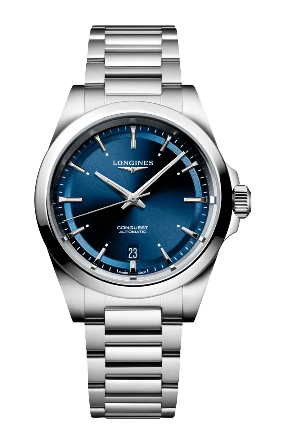 КОНКВЕСТ 38 ММ - L3.720.4.92.6 LONGINES, черный