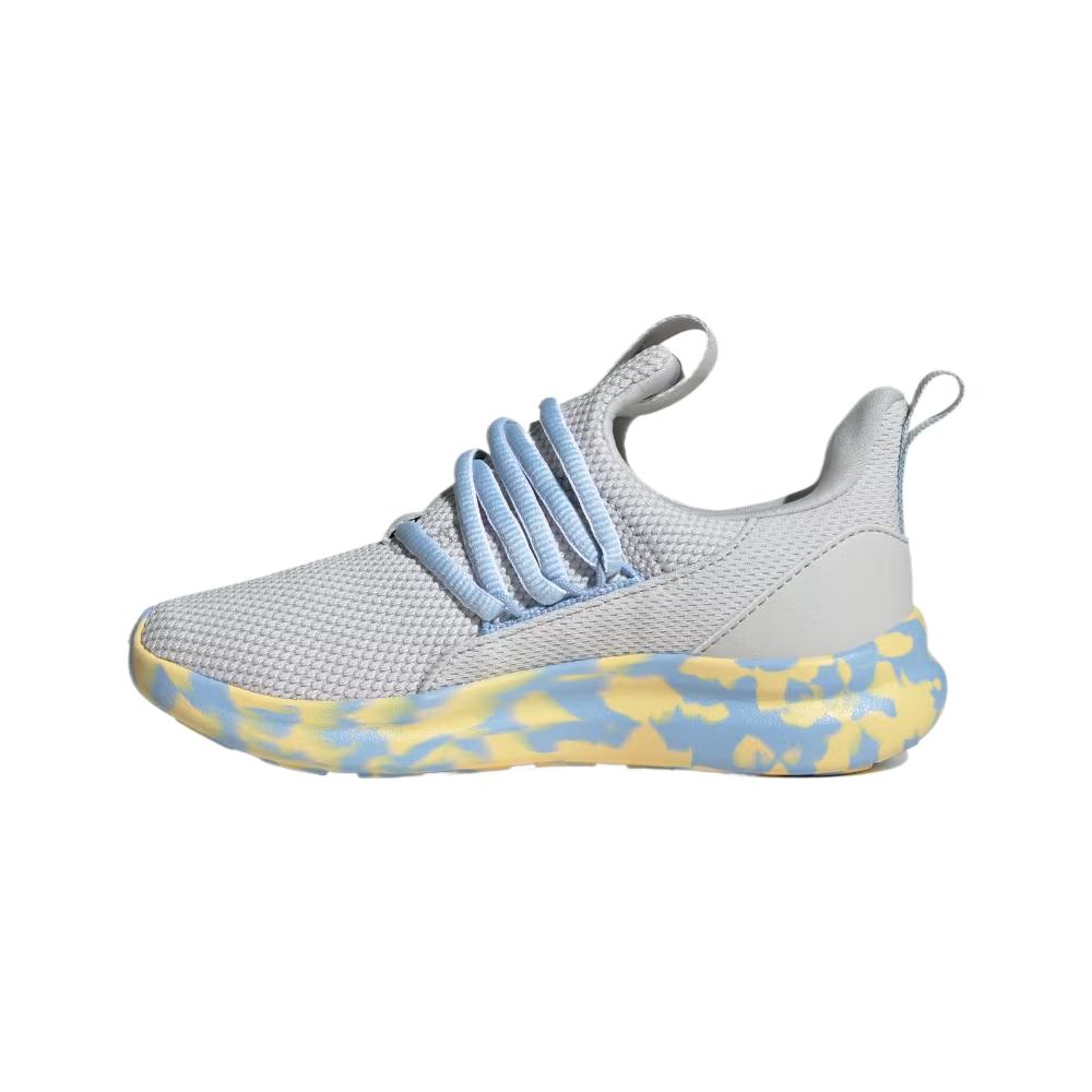 Детские кроссовки LITE RACER ADAPT 7.0 Low Top для повседневной носки Adidas, серый/оранжевый/синий — фото 2