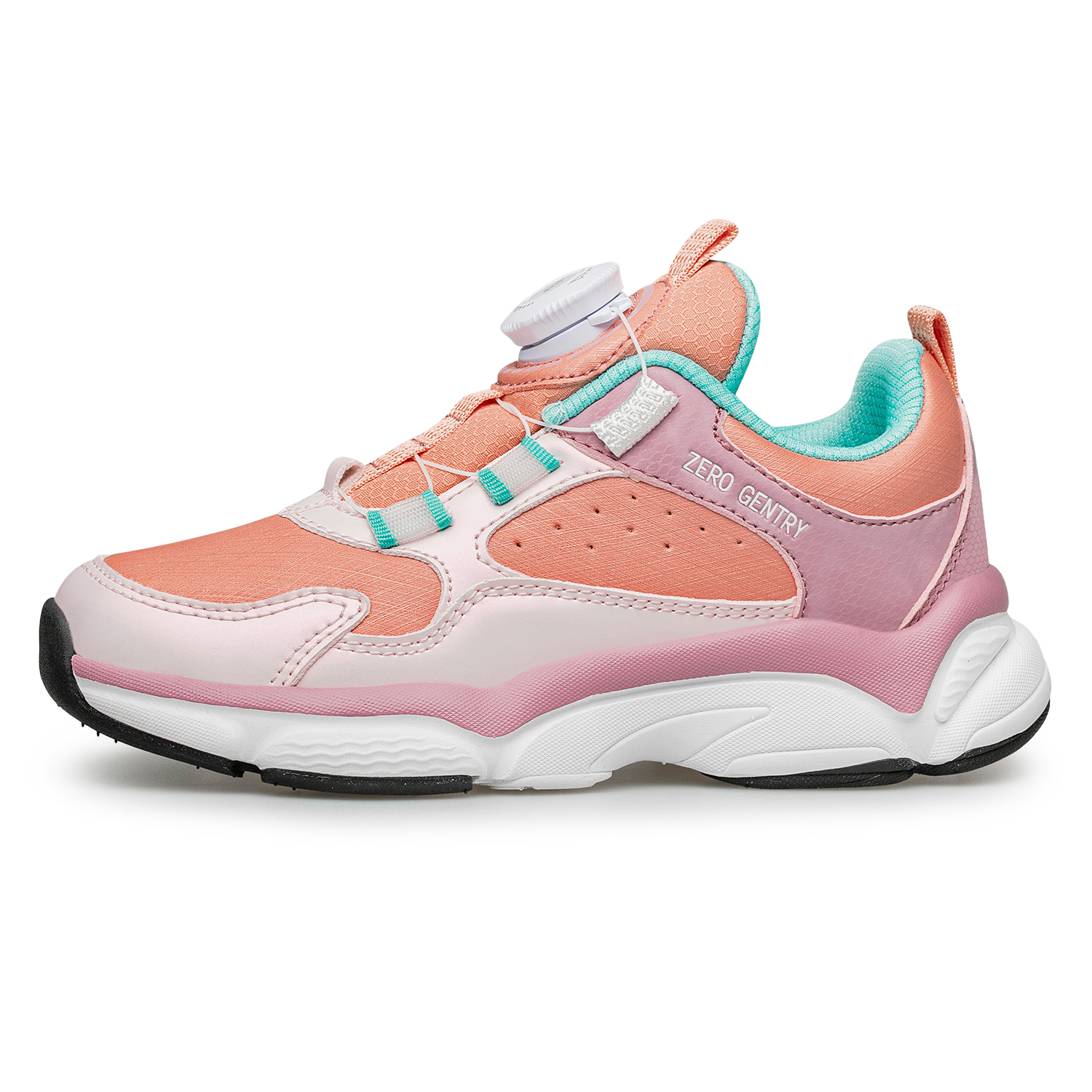 

Нескользящие дышащие низкие кроссовки для увеличения роста для детей ZRO, розовый